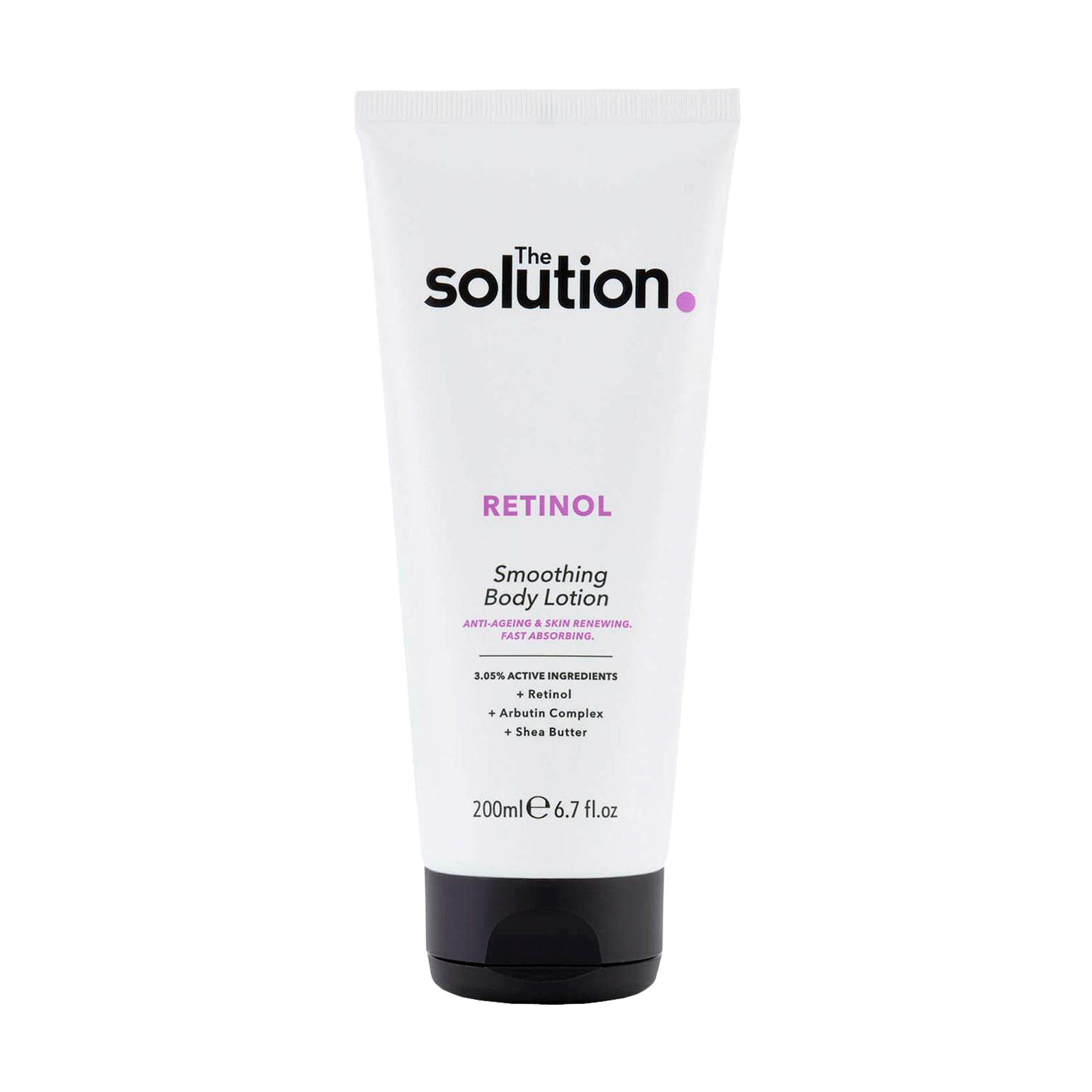 Розгладжувальний лосьйон для тіла The Solution Retinol Smoothing Body Lotion з ретинолом, 200 мл